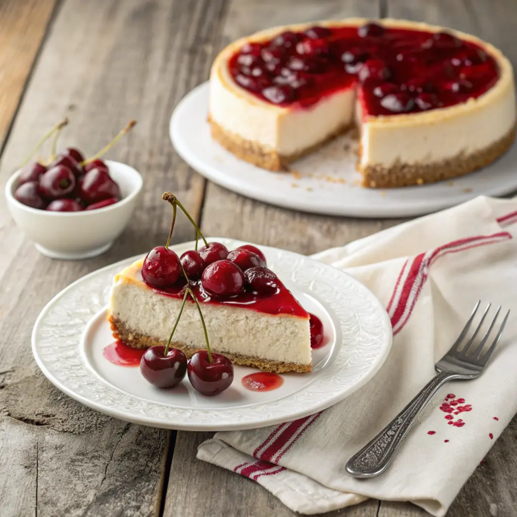 Cherry cheesecake recipe